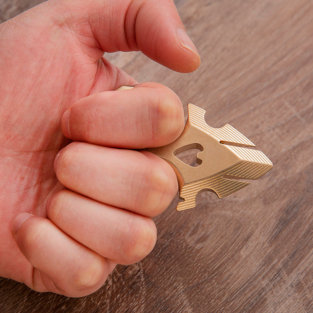 2025 New Argus Full Brass Self Defense Push Dagger Knuckles Brass Knuckles - Tophatter Daily Deals